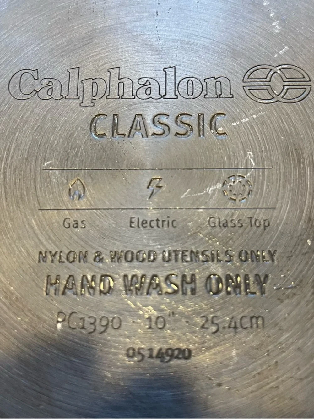 Calphalon® Ceramic Nonstick 8" and 10" Frying Pan Set, Silver Ash - Picture 4 of 5